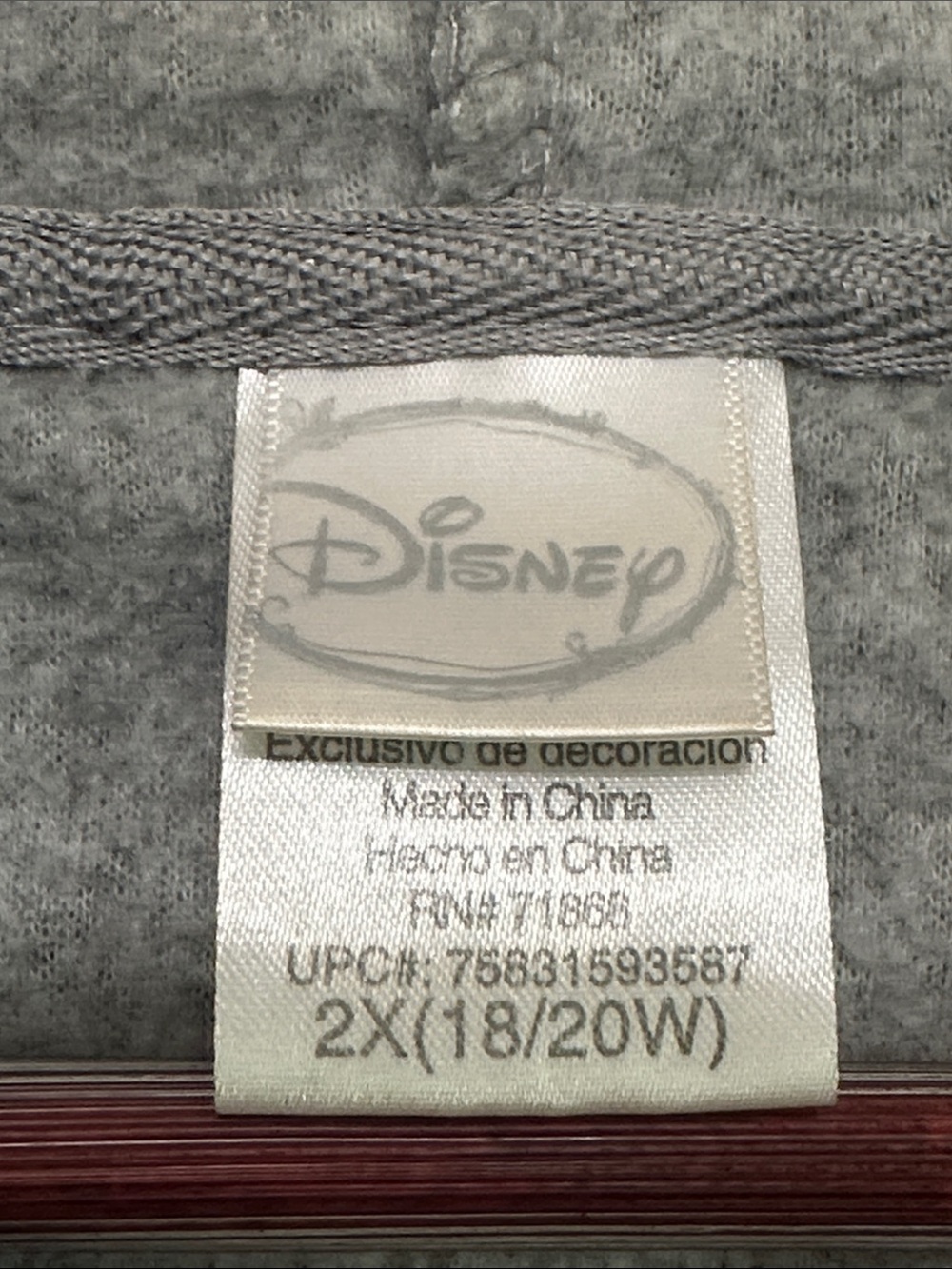 Disney Gray Hooded Zip-Up Jacket with Pooh Appliqué - Picture 2 of 5